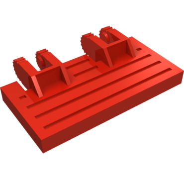 44569 - Hinge Train Gate 2 x 4 Locking Dual 2 Fingers with Rear Reinforcements