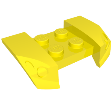44674 - Vehicle, Mudguard 2 x 4 with Headlights Overhang