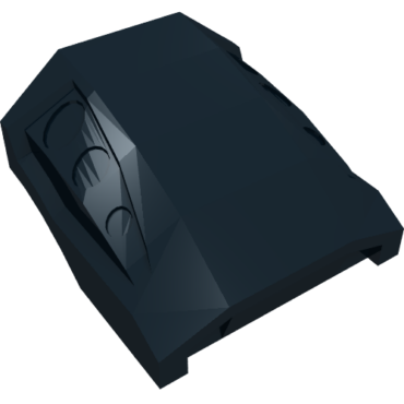 44675 - Slope, Curved 2 x 2 with Debossed Side Ports