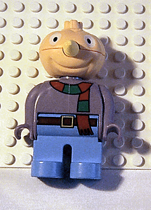 4555pb082 - Duplo Figure, Male, Naughty Spud (Bob the Builder)
