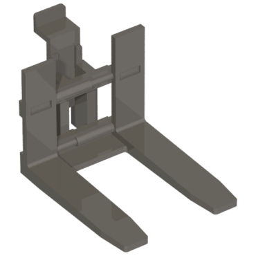 45707 - Vehicle, Forklift Wide Forks Reinforced
