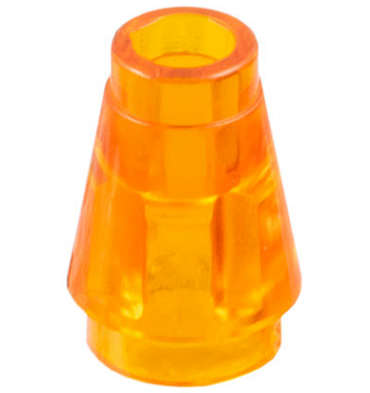 4589b - Cone 1 x 1 with Top Groove