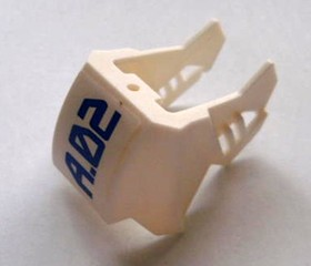 45951pb02 - Motorcycle 4 Juniors Fairing 4 x 3 x 3 with Axle with Purple 'A.02' Pattern (Sticker) - Set 7705