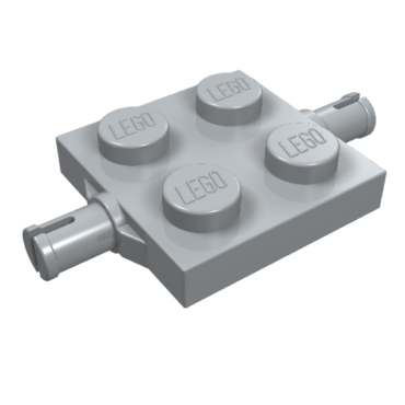 4600 - Plate, Modified 2 x 2 with Wheels Holder