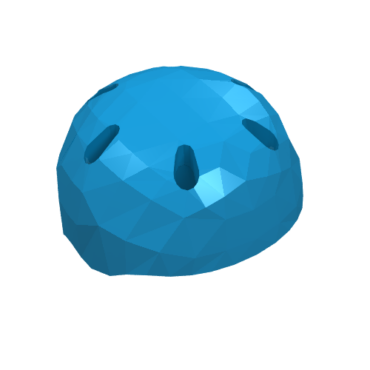 46303 - Minifigure, Headgear Helmet Sports with Vent Holes