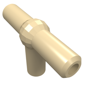 4697b - Pneumatic T Piece Second Version (T Bar with Ball in Center)