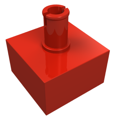 4729 - Brick, Modified 2 x 2 No Studs, Top Pin