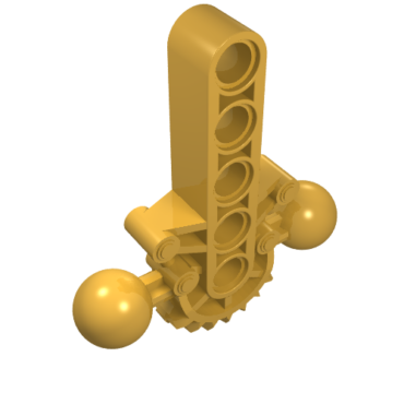 47306 - Bionicle Hips / Lower Torso with 2 Ball Joint and 7 Tooth Half Gear