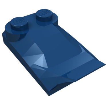 47456 - Slope, Curved 3 x 2 x 2/3 with 2 Studs, Wing End