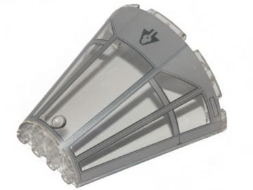 47543pb05 - Cone Half 8 x 4 x 6 with Millennium Falcon Cockpit Pattern 2