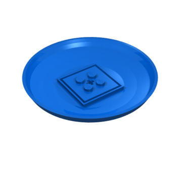 47676 - Container, X-Pod Bottom Cap 9 x 9 x 1