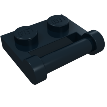 48336 - Plate, Modified 1 x 2 with Bar Handle on Side - Closed Ends