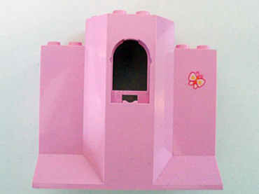 48490pb02 - Panel 3 x 8 x 6 with Window with Butterfly Pattern (Sticker) - Set 7579