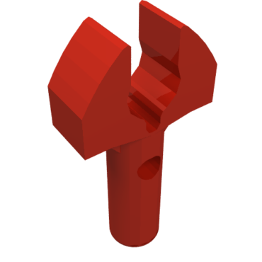 48729b - Bar 1L with Clip Mechanical Claw - Cut Edges and Hole on Side
