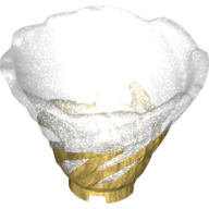 50663pb09 - Tornado Spiral with Molded Glitter Trans-Clear Top Pattern