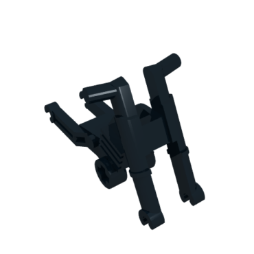 50859a - Motorcycle Chassis, Short Fairing Mounts and Foot Pegs