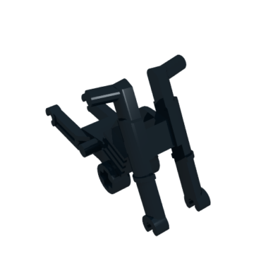 50859b - Motorcycle Chassis, Long Fairing Mounts and Foot Pegs