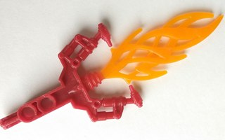 50934pb01 - Bionicle Weapon Hordika Blazer Claw with Molded Trans-Orange Flexible Flame Pattern
