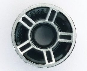 50944pb01 - Wheel 11mm D. x 6mm with 5 Spokes with Silver Outline Pattern