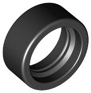 50945 - Tire 14mm D. x 6mm Solid Smooth