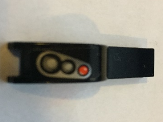 50947pb029L - Vehicle, Mudguard 1 x 4 1/2 with Headlights Pattern Model Left Side (Sticker) - Set 8132