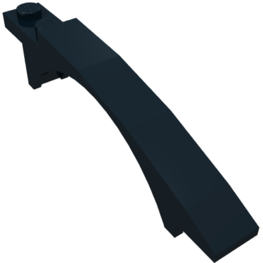 50967 - Slope, Curved 8 x 1 x 1 2/3 with Arch and 2 Recessed Studs