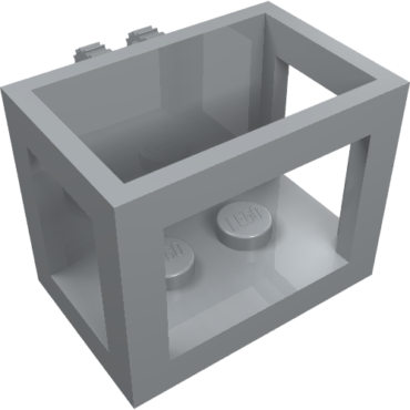 51858 - Crane Bucket Lift Basket 2 x 3 x 2 with Locking Hinge Fingers (Undetermined Type)