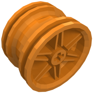 54087 - Wheel 30.4mm D. x 20mm with No Pin Holes