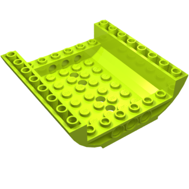 54091 - Slope, Curved 8 x 8 x 2 Inverted Double