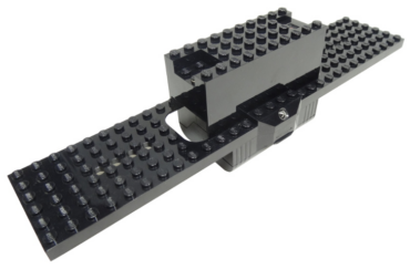 55455c01 - Electric, Train 9V RC Train Base 6 x 30 with IR Receivers and Battery Compartment