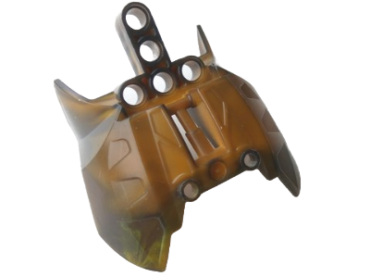 57559pb01 - Bionicle Barraki Carapar Chest Cover with Marbled Trans-Brown Pattern