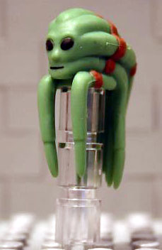 57901pb01 - Minifigure, Head, Modified SW Nautolan Pattern (Kit Fisto)