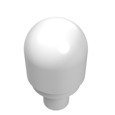 58176 - Bar with Light Bulb Cover (Bionicle Barraki Eye)