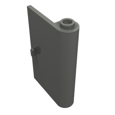 58380 - Door 1 x 3 x 4 Right - Open Between Top and Bottom Hinge