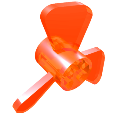 6041 - Propeller 3 Blade 3 Diameter with Axle Hole