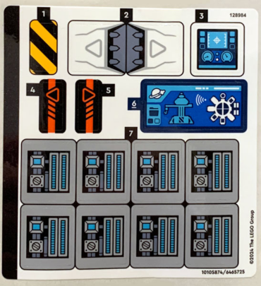 60433stk01 - Sticker Sheet for Set 60433 - (10105874/6465725)