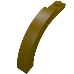 6060 - Arch 1 x 6 x 3 1/3 Curved Top