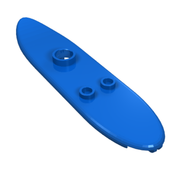 6075 - Minifigure, Utensil Surfboard Long