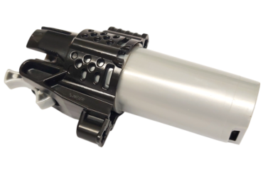 60932cx1 - Projectile Launcher, Bionicle Weapon Midak (Zamor) Skyblaster with Black Housing