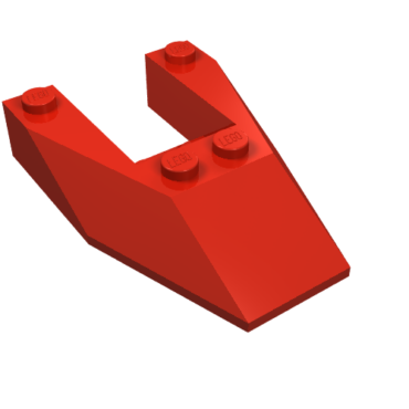 6153a - Wedge 6 x 4 Cutout without Stud Notches