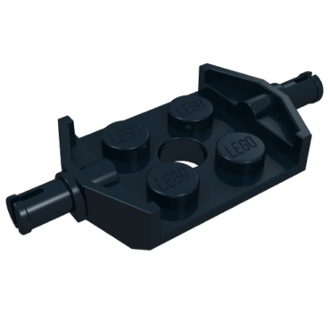 6157 - Plate, Modified 2 x 2 with Wheels Holder Wide and Hole