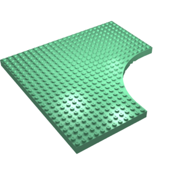 6161 - Brick, Modified 24 x 24 without 12 x 12 Quarter Circle