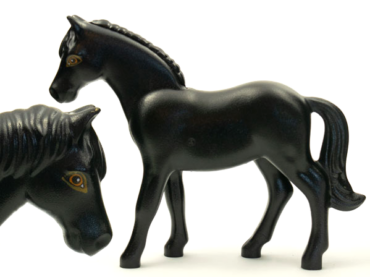 6171pb04 - Horse, Belville with Dark Orange Rimmed Eyes Pattern