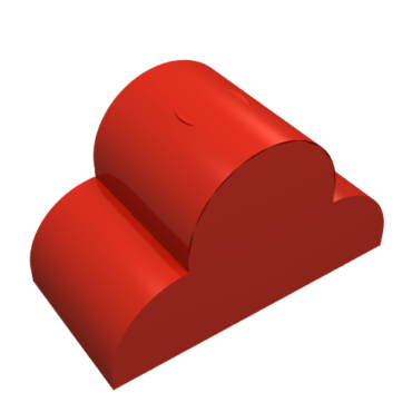 6216 - Slope, Curved 4 x 2 x 2 Triple