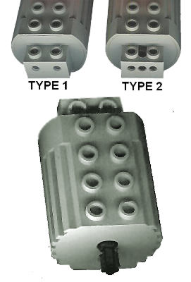6216m2 - Electric, Motor 4.5V Type 2 for 2-prong connectors with Middle Pin