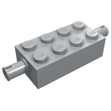6249 - Brick, Modified 2 x 4 with Pins