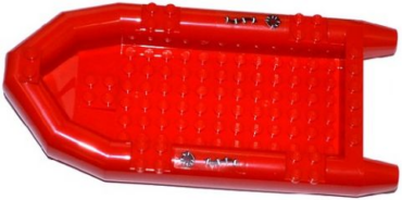 62812pb06 - Boat, Rubber Raft, Large with 2 Patches and Stitches Pattern on Both Sides (Stickers) - Set 60068