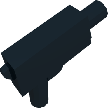 62885 - Minifigure, Weapon Gun, Pistol Automatic Medium Barrel