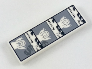 63864pb067 - Tile 1 x 3 with Photo Booth Pictures Pattern