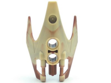 64272pb01 - Bionicle Shoulder Armor, Vorox with Marbled Reddish Brown Pattern